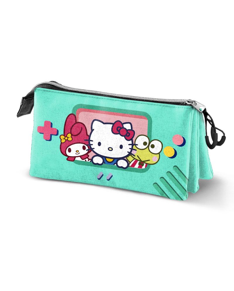 HELLO KITTY - Video Game - Trousse Triple - vue principale