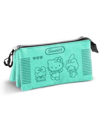HELLO KITTY - Video Game - Trousse Triple - vue de face