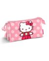 HELLO KITTY - Moto - Trousse Triple - vue de face