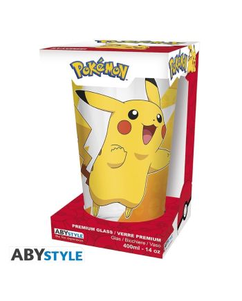 POKEMON - Pikachu "Effet Metal" - Verre XXL Premium 400ml - vue de dos