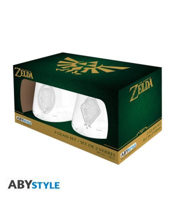 THE LEGEND OF ZELDA - Zelda & Link - Set de 2 Verres 300ml - vue principale