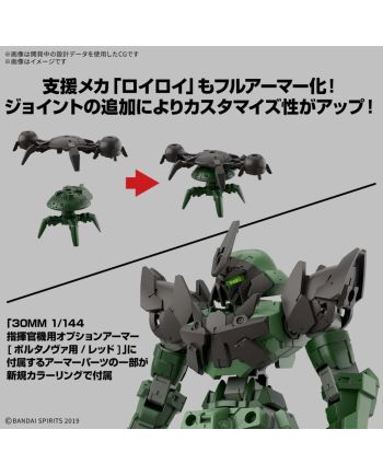 30MM - 1/144 bEXM-15FA Full Armor Portanova - Model Kit - vue de detail