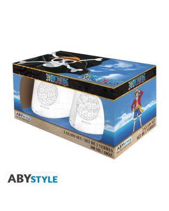ONE PIECE - Fruit du démon - Set de 2 Verres 300ml - vue principale
