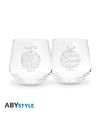 ONE PIECE - Fruit du démon - Set de 2 Verres 300ml - vue de face
