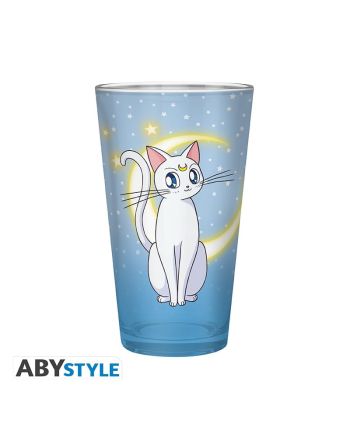 SAILOR MOON - Luna & Artemis - Verre XXL 400ml - vue de face