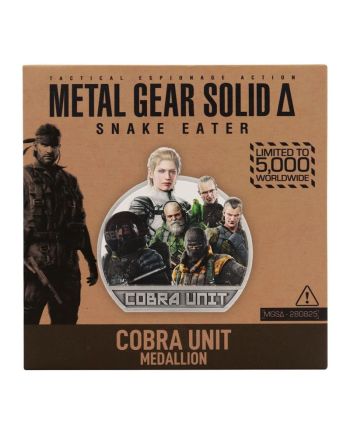 METAL GEAR SOLID DELTA - Cobra Unit - Médaillon Edition Limitée - vue de profil