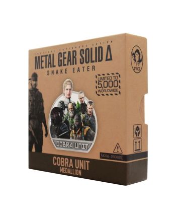 METAL GEAR SOLID DELTA - Cobra Unit - Médaillon Edition Limitée - vue de dos