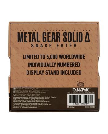 METAL GEAR SOLID DELTA - Cobra Unit - Médaillon Edition Limitée - vue de detail