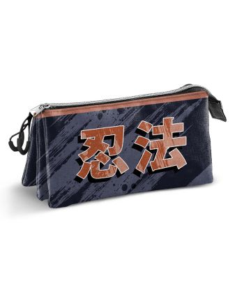 NARUTO & SASUKE - Trousse Triple - vue de face