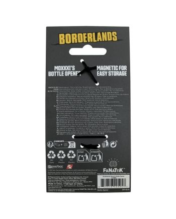 BORDERLANDS - Mad Moxxi - Ouvre-Bouteille Edition Limitée - vue de dos