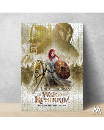 LA GUERRE DES ROHIRRIM - Poster + Puzzle 1000pcs - vue de face
