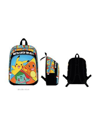 POKEMON - Starter - 2 Compartments BackPack '38x28x16cm'