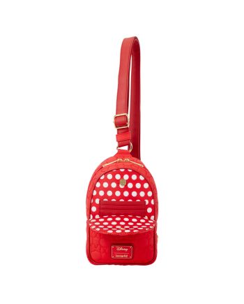 DISNEY - Minnie - Sac Sling Convertible LoungeFly - vue de face