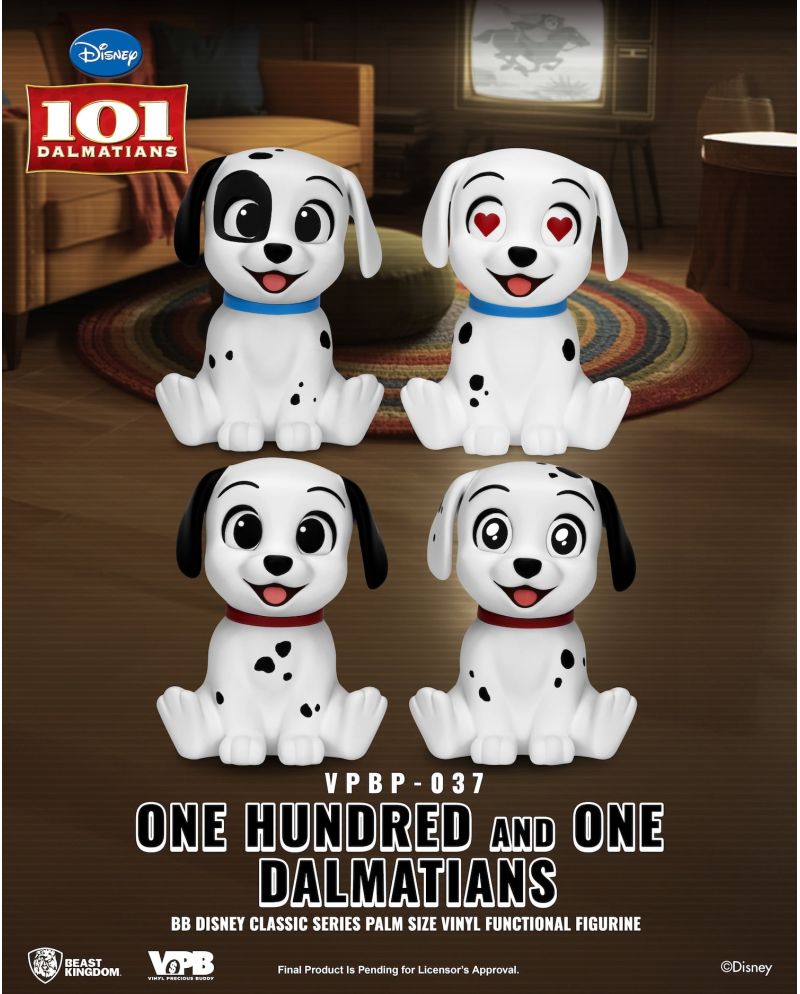 DISNEY - Les 101 Dalmatiens - Set 4 Fig. Blind Box 11.7cm - vue principale