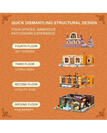 PANTASY - Boulangerie - Bloc de Construction 2646 pcs - vue de face
