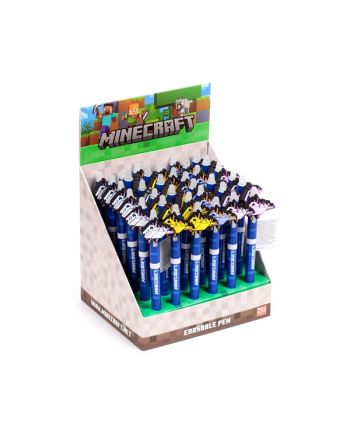 MINECRAFT - Axolotl - Stylo à Gel Effaçable (Display de 36pcs) - vue principale