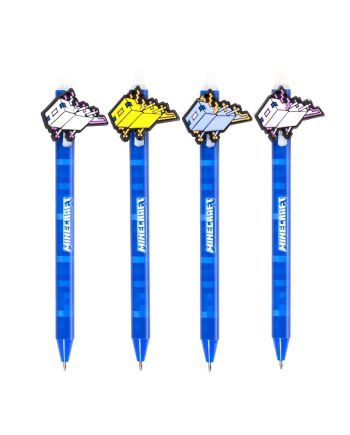 MINECRAFT - Axolotl - Stylo à Gel Effaçable (Display de 36pcs) - vue de face