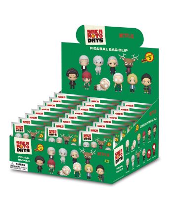 SAKAMOTO DAYS - Series 2 - 3D Foam Bag Clip (Display 24 Pcs) - vue principale