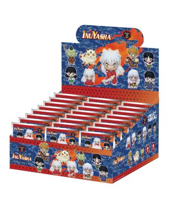 INUYASHA (25TH ANNIV.) - Series 2 - 3D Foam Bag Clip (Display 24 Pcs) - vue principale