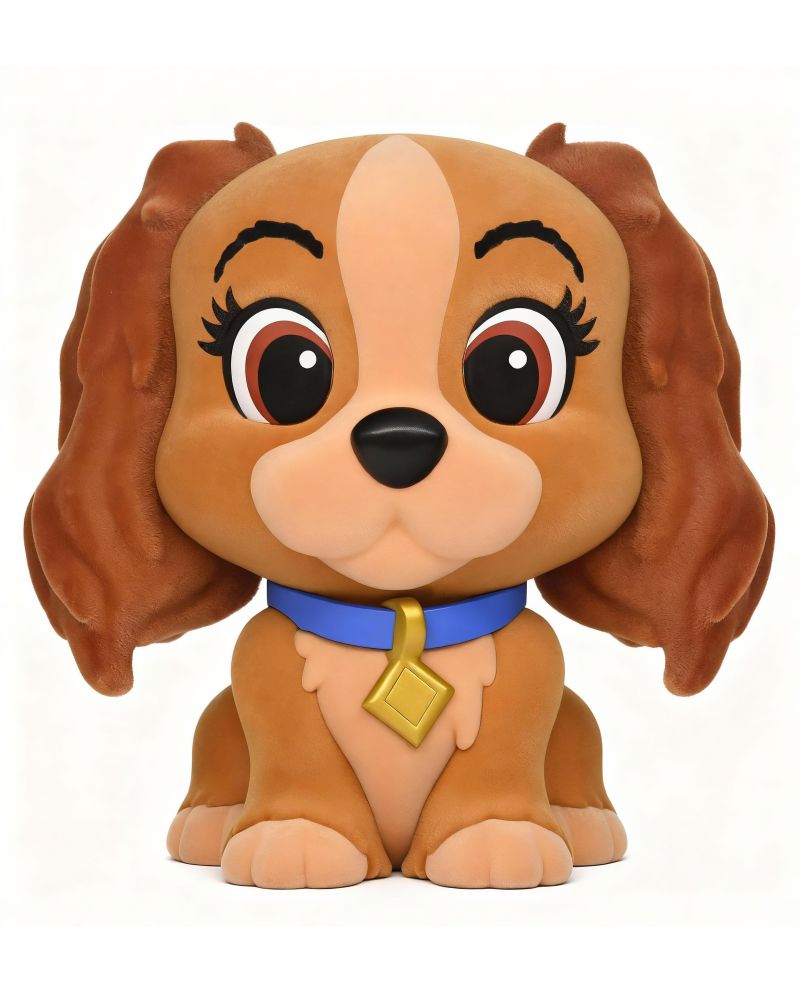 DISNEY DOGS - Lady - Tirelire Flocked - vue principale