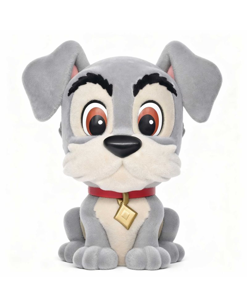 DISNEY DOGS - Tramp - Tirelire Flocked - vue principale