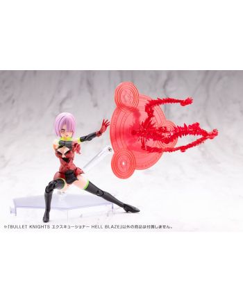 MEGAMI DEVICE - Bullet knights executioner hell blaze - Model Kit 15cm - vue de detail