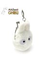 MON VOISIN TOTORO - Totoro blanc - Mini Porte-monnaie Fuwafuwa 9cm - vue de face