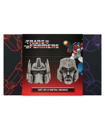 TRANSFORMERS - Set de 2 Replique Casque Edition Limitée - vue du packaging