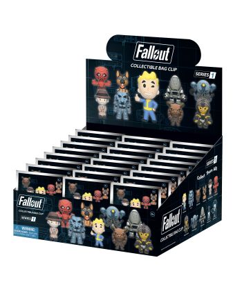 FALLOUT - Series 1 - 3D Foam Bag Clip (Display 24 Pcs) - vue principale