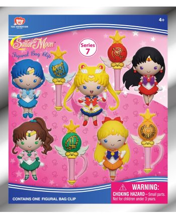 SAILOR MOON - Series 7 - 3D Foam Bag Clip (Display 24 Pcs) - vue de profil