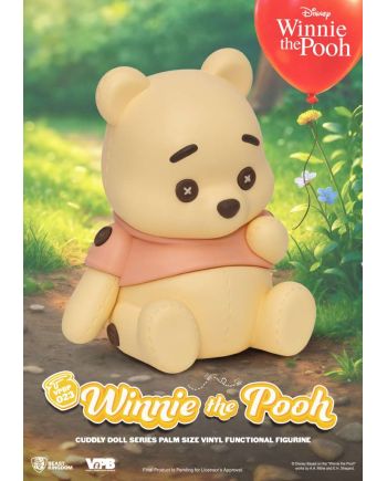 DISNEY - Winnie L'Ourson - Tirelire Cuddly Doll 12cm - vue de profil