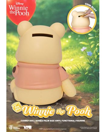 DISNEY - Winnie L'Ourson - Tirelire Cuddly Doll 12cm - vue de dos