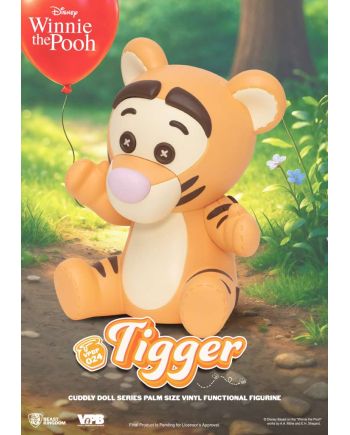 DISNEY - Tigrou - Tirelire Cuddly Doll 12cm - vue de face