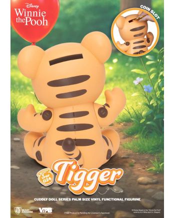 DISNEY - Tigrou - Tirelire Cuddly Doll 12cm - vue de dos