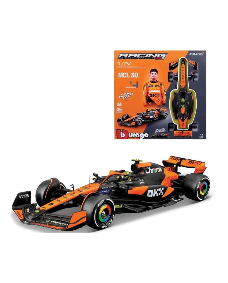 FORMULA 1 - F1 Mclaren Mcl38 Lando Norris - Model Kit 1/24 - vue principale