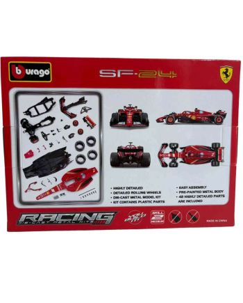 FORMULA 1 - F1 Ferrari Sf-24 - N.16 Charles Leclerc - Model Kit 1/24 - vue de detail