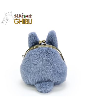 MON VOISIN TOTORO - Totoro bleu - Porte-monnaie Fuwafuwa 13.5cm - vue de profil