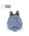 MON VOISIN TOTORO - Totoro bleu - Porte-monnaie Fuwafuwa 13.5cm - vue de profil