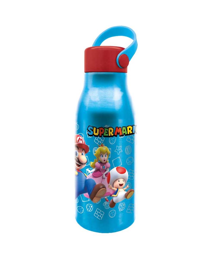 SUPER MARIO - Bouteille en Aluminium avec Anse - 760ml - vue principale