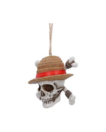ONE PIECE - Luffy Jolly Roger - Déco à suspendre 7cm - vue de face
