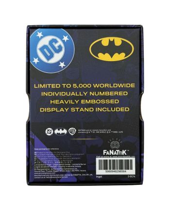 BATMAN - Armour - Lingot Edition Limitée - vue du packaging