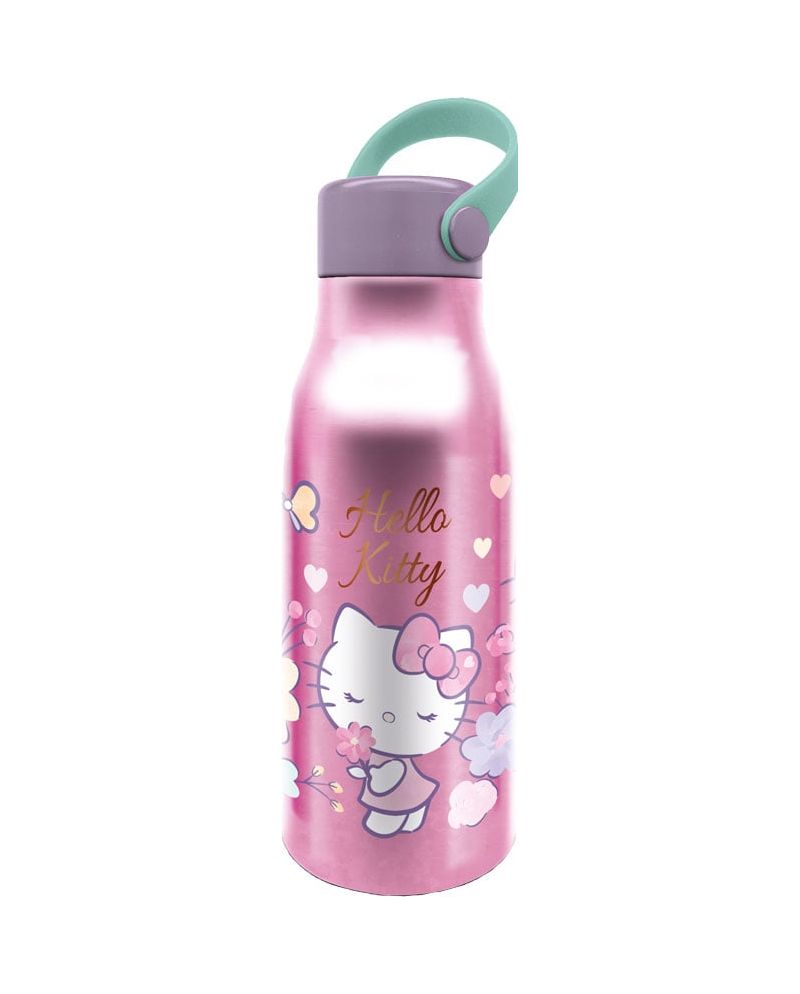 HELLO KITTY - Bouteille en Aluminium avec Anse - 760ml - vue principale