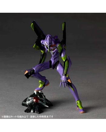EVANGELION - Unit-01 / Unit-02 / Prototype-00 - Model Kit Artpla 12cm - vue de profil