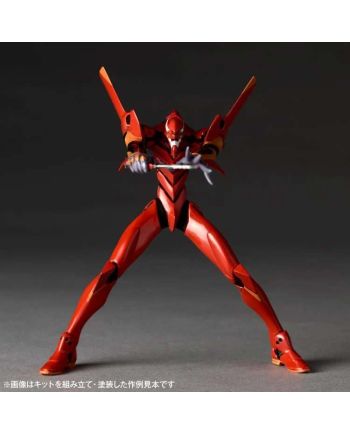 EVANGELION - Unit-01 / Unit-02 / Prototype-00 - Model Kit Artpla 12cm - vue de dos