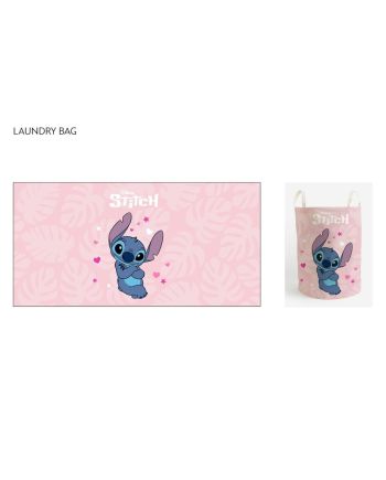 LILO & STITCH - Stitch "Coeur" - Sac à linge 50x32cm - vue de face