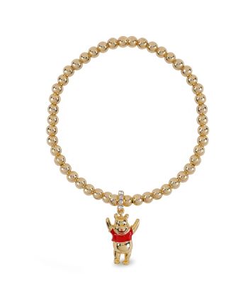 WINNIE L'OURSON - Bracelet Pendentif + Perles - vue principale