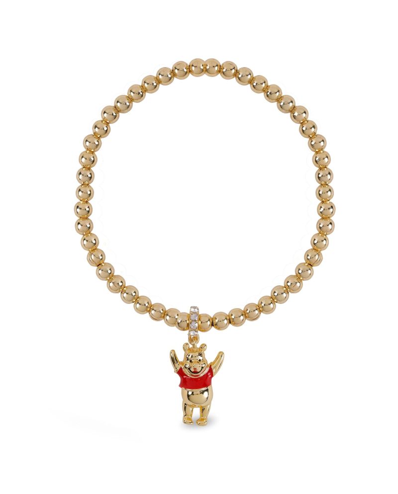 WINNIE L'OURSON - Bracelet Pendentif + Perles - vue principale