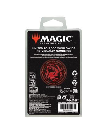 MAGIC THE GATHERING - Chandra - Pièce Edition Limitée - vue de dos