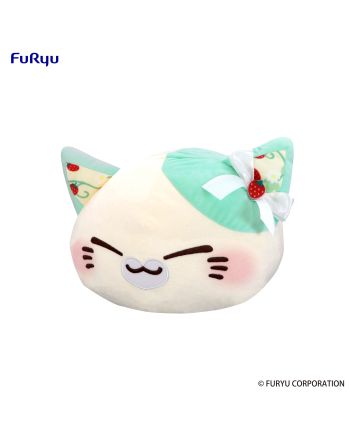 NEMUNEKO CAT - Mint Green - Big Plush Toy 35cm - vue principale