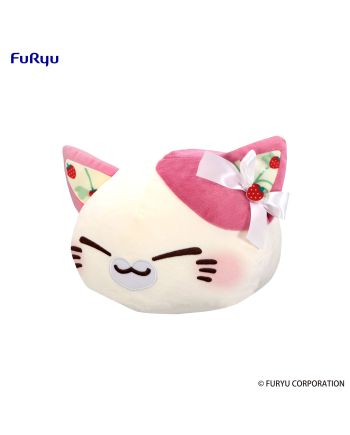 NEMUNEKO CAT - Berry Pink - Big Plush Toy 35cm - vue principale